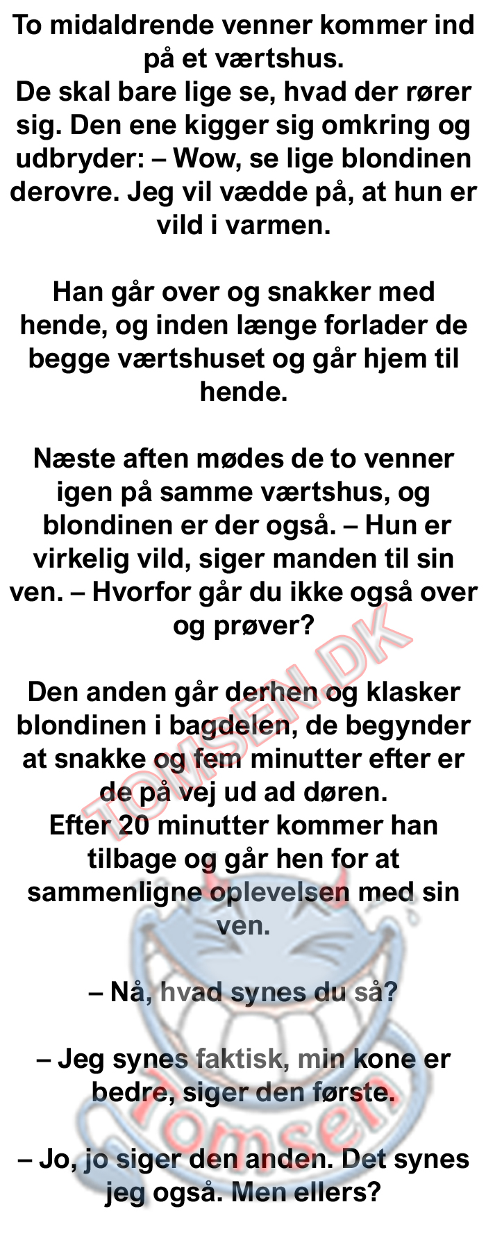 To midaldrende venner kommer ind på et værtshus